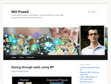 Tablet Screenshot of blog.willpowell.co.uk